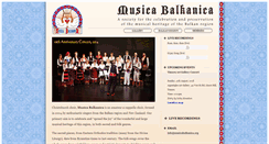 Desktop Screenshot of musicabalkanica.org